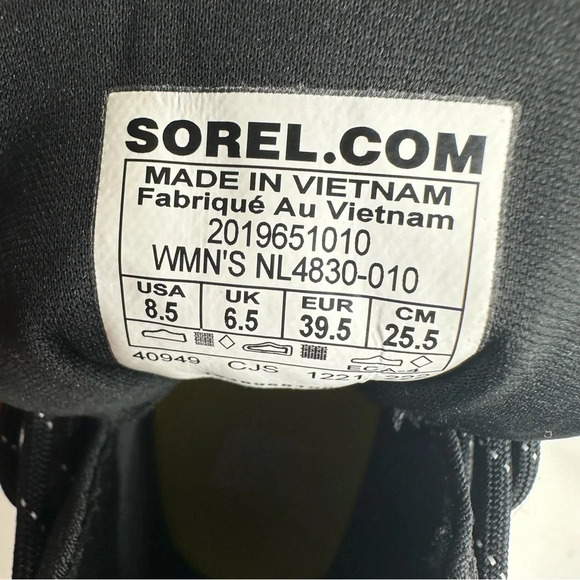 Sorel Women's Kinetic Breakthru Venture Mid Waterproof Winter Sneaker. Sz: 8.5 - Picture 11 of 12